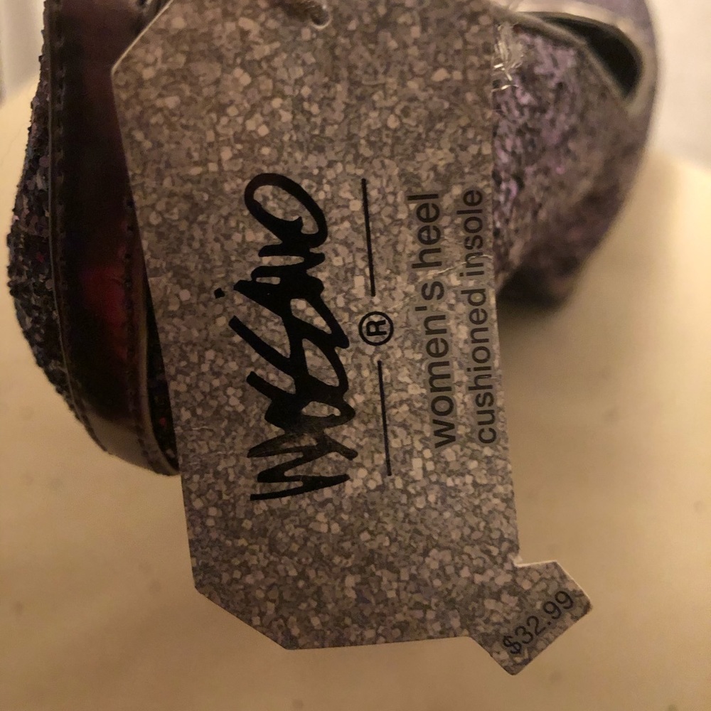 Mossimo Pewter Sparkle Heel - Picture 7 of 7